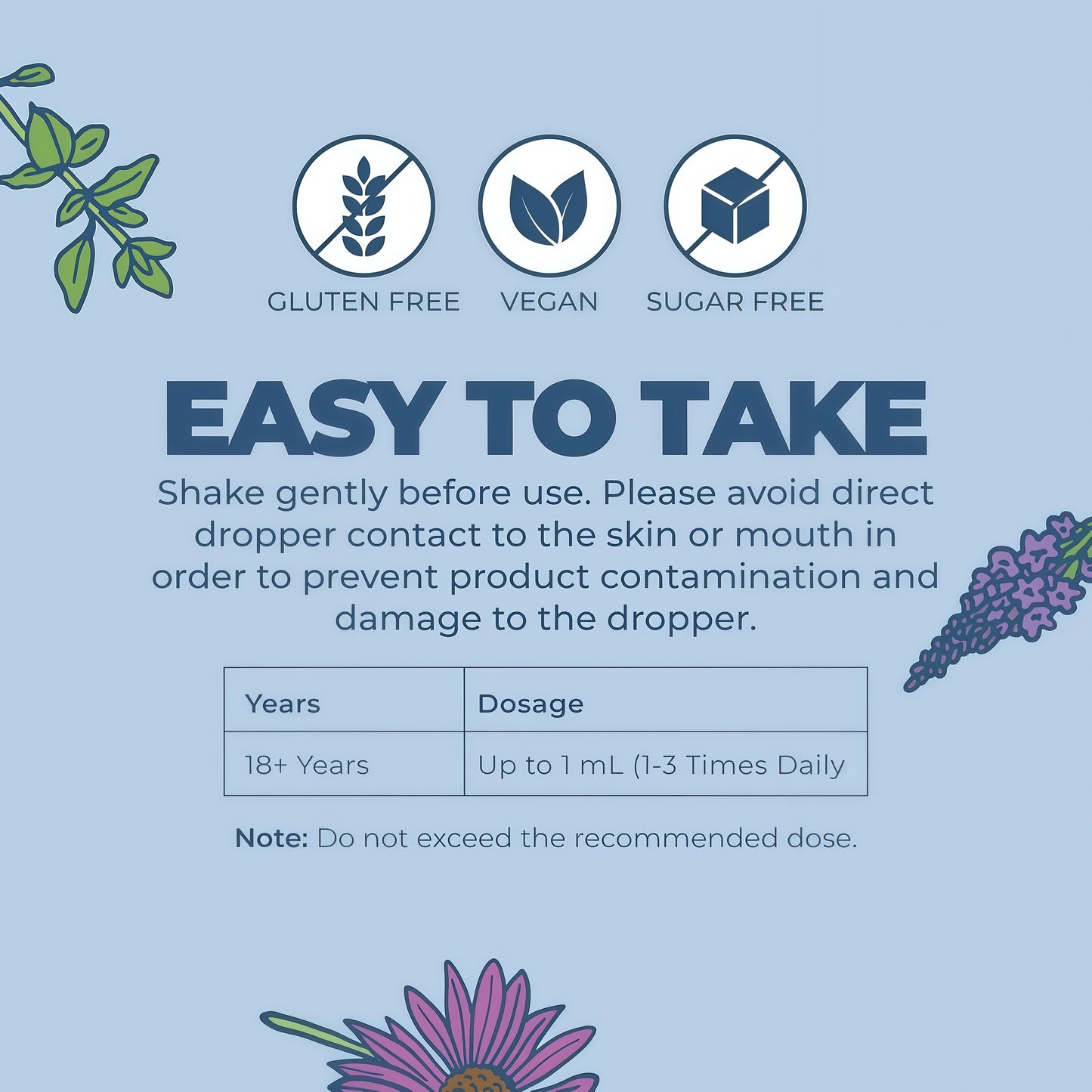 MARYRUTH'S Organic Lymphatic Support Liquid Drops, Herbal Blend, Non-GMO USDA Organic, Herbal Blend with Echinacea & Elderberry, Blue Vervain, Vegan, Alcohol-Free, Non-GMO